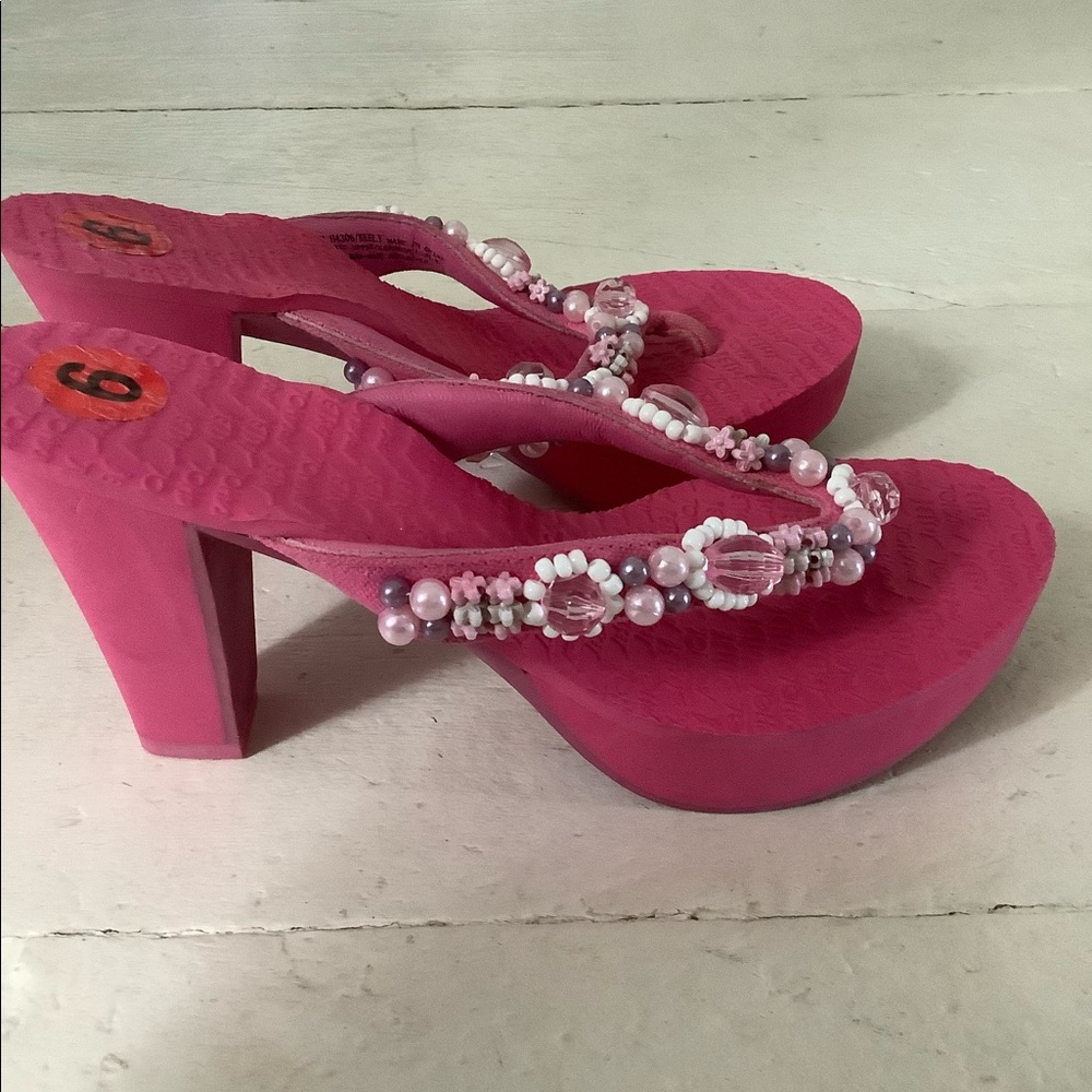 Betsey johnson keely jewelled sandals Y2K new